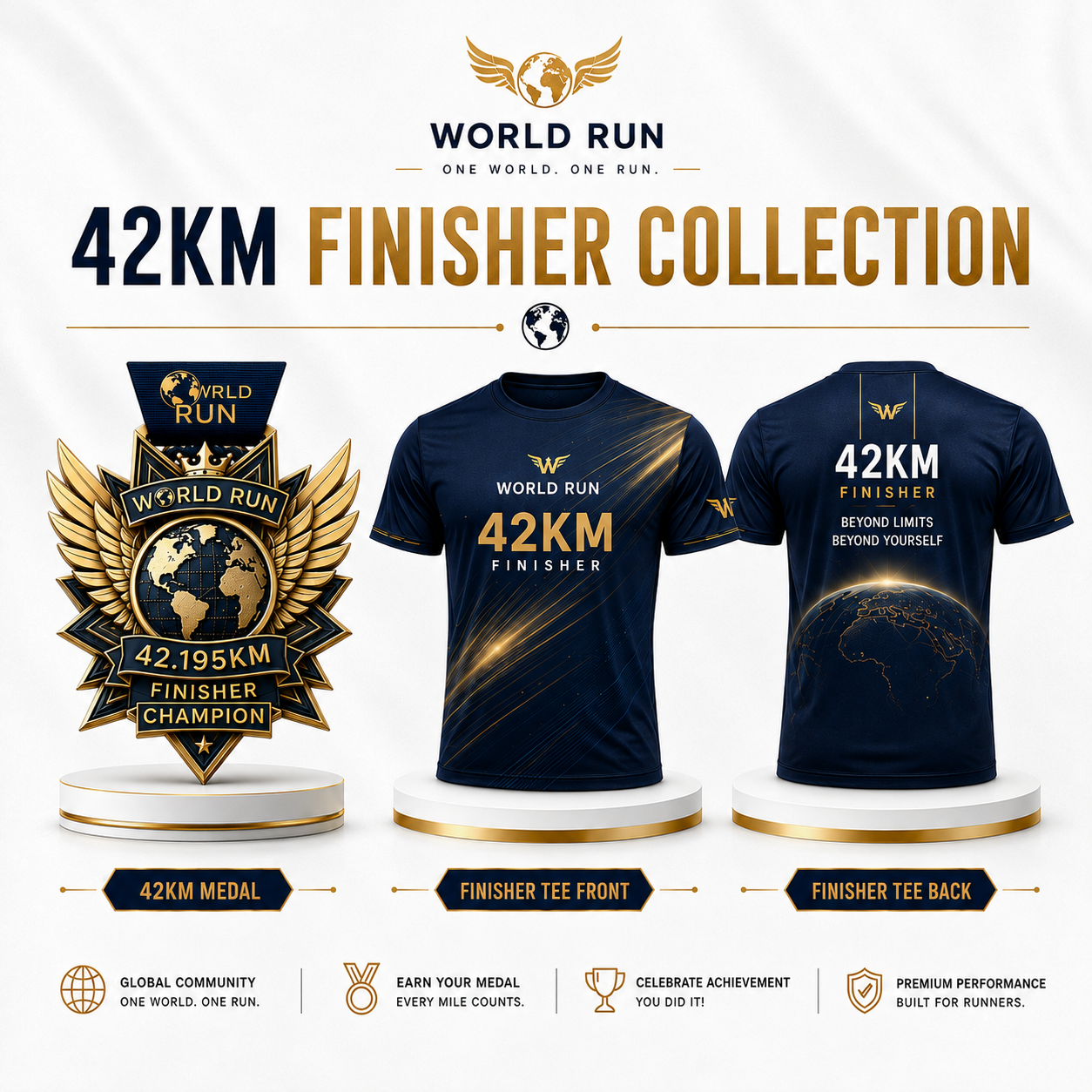 World Run 2026 — 42KM Marathon Virtual Challenge